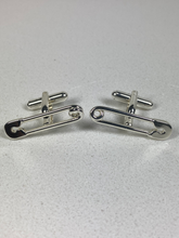 Load image into Gallery viewer, Safety Pin Cufflinks
