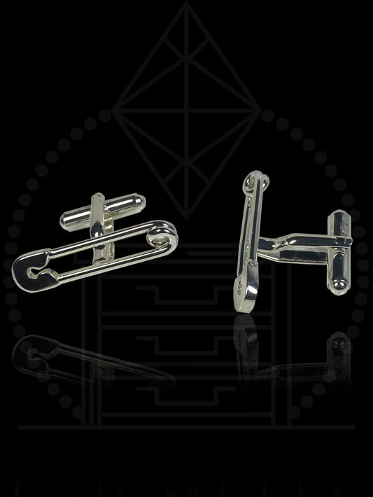 Safety Pin Cufflinks