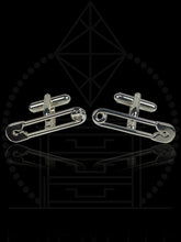 Load image into Gallery viewer, Safety Pin Cufflinks
