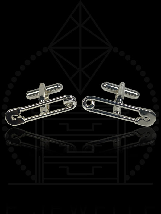 Safety Pin Cufflinks